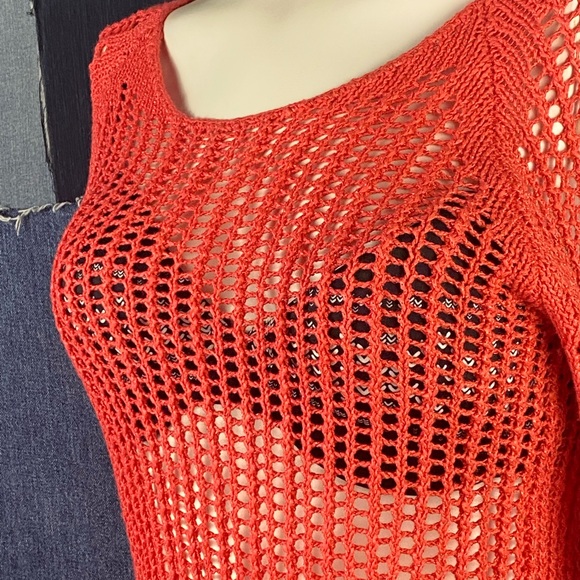 Attitude Crochet Knitted Jay Manuel LongSleeve Sweater Beautifully made!!!! Sz S - Picture 3 of 12